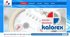 Desktop Screenshot of kalorex.de